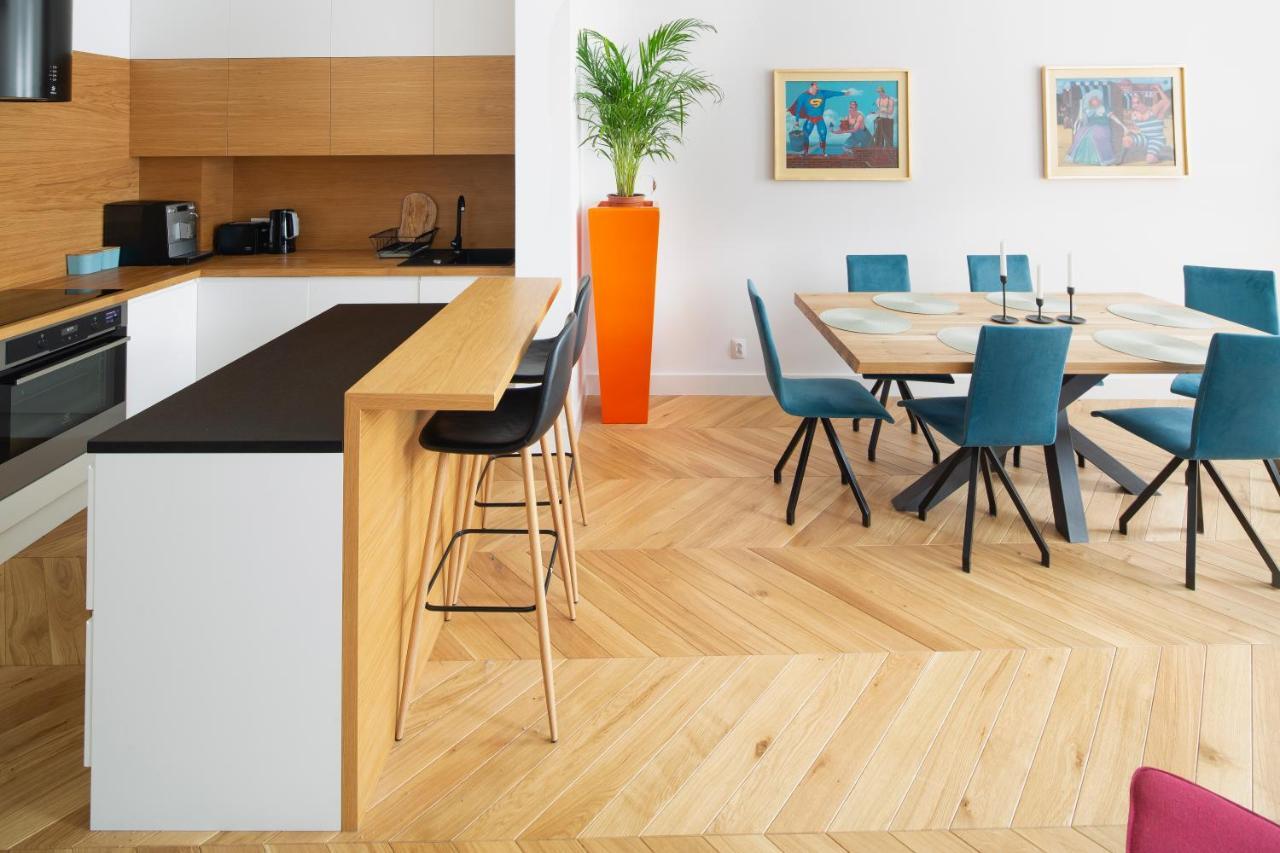 Tcf Home - Big Apartment With Free Garage Краков Экстерьер фото